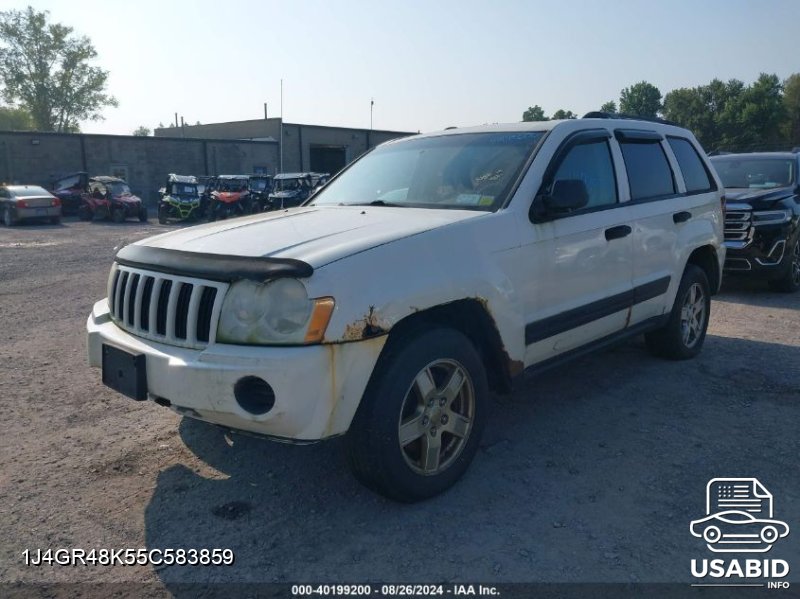 Thumbnail of 2005 Jeep Grand Cherokee Laredo with VIN 1J4GR48K55C583859